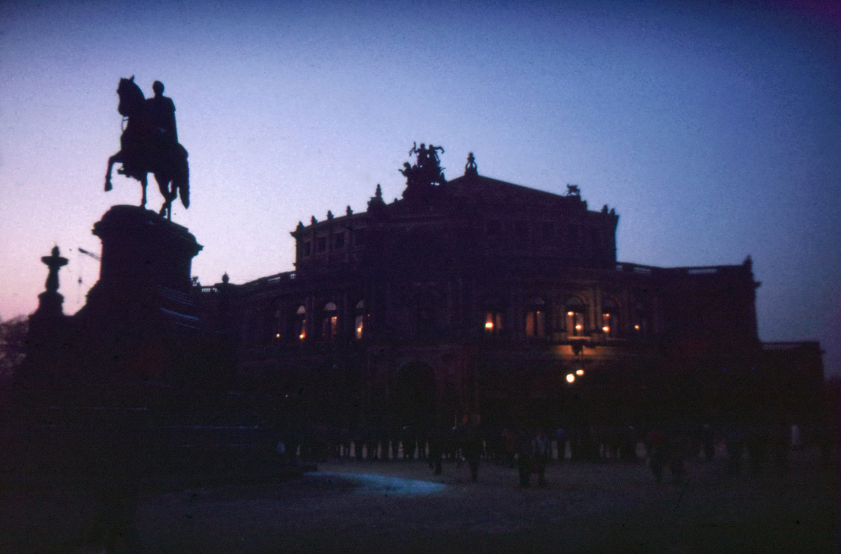 Honecker, Schmidt und die Wiedereröffnung der Semperoper im Februar 1985