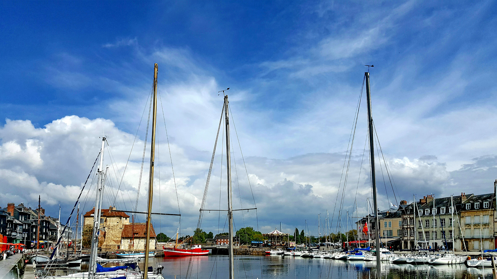 Honfleur - altes Hafenbecken