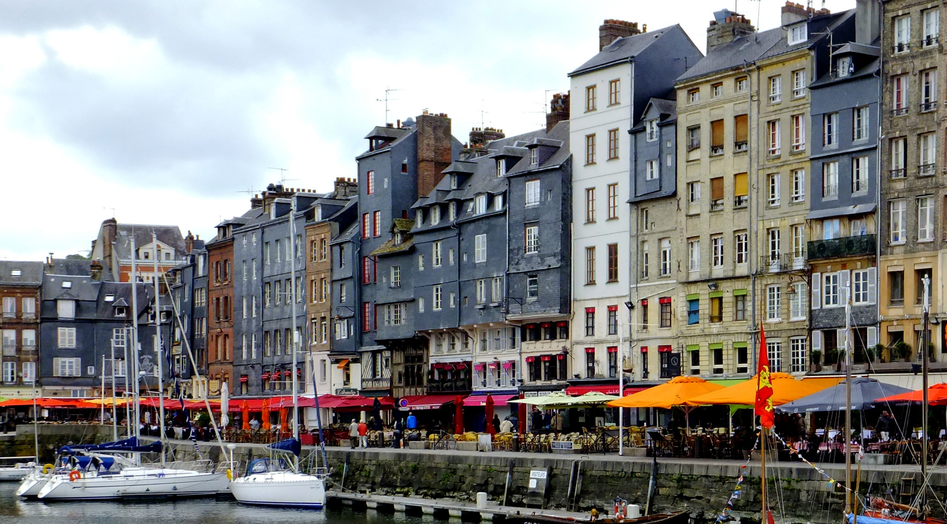 Honfleur am Hafen