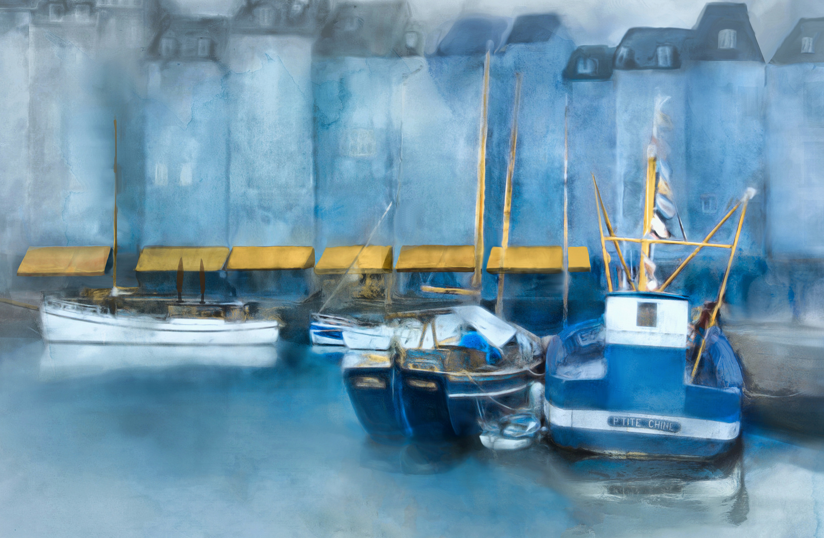 Honfleur aquarell