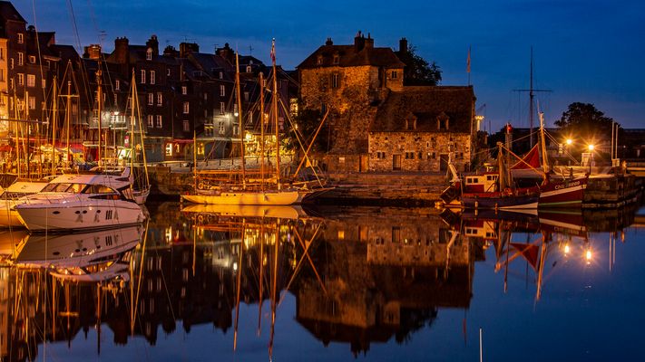 Honfleur zur blauen Stunde