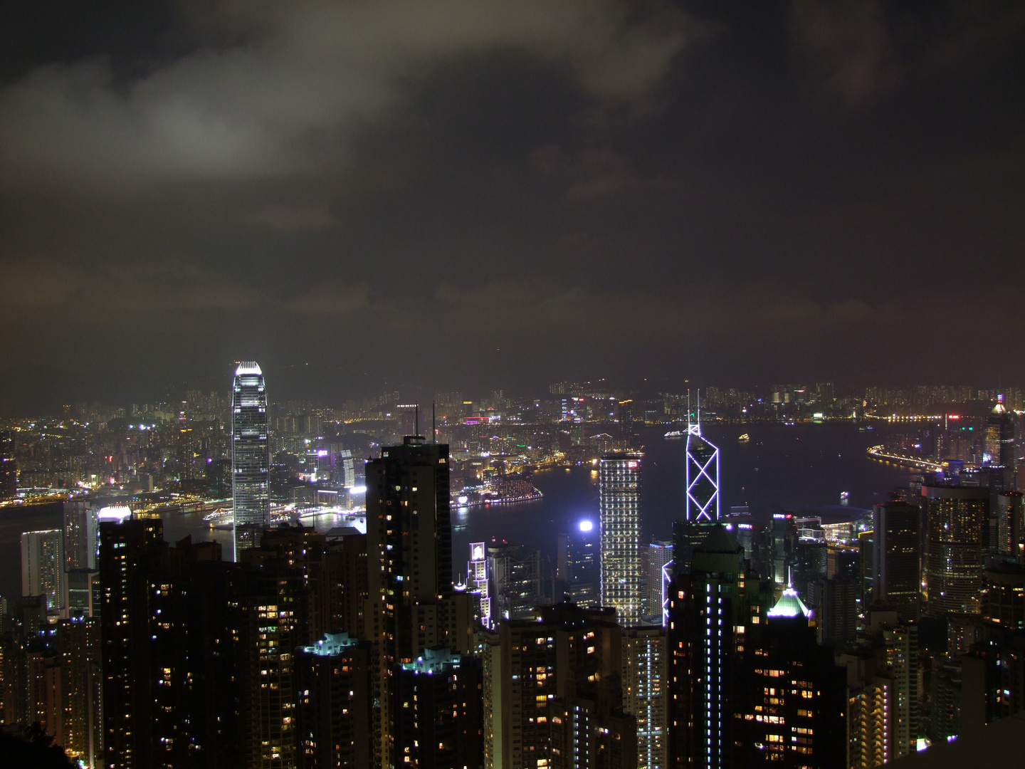 Hong Kong bei Nacht