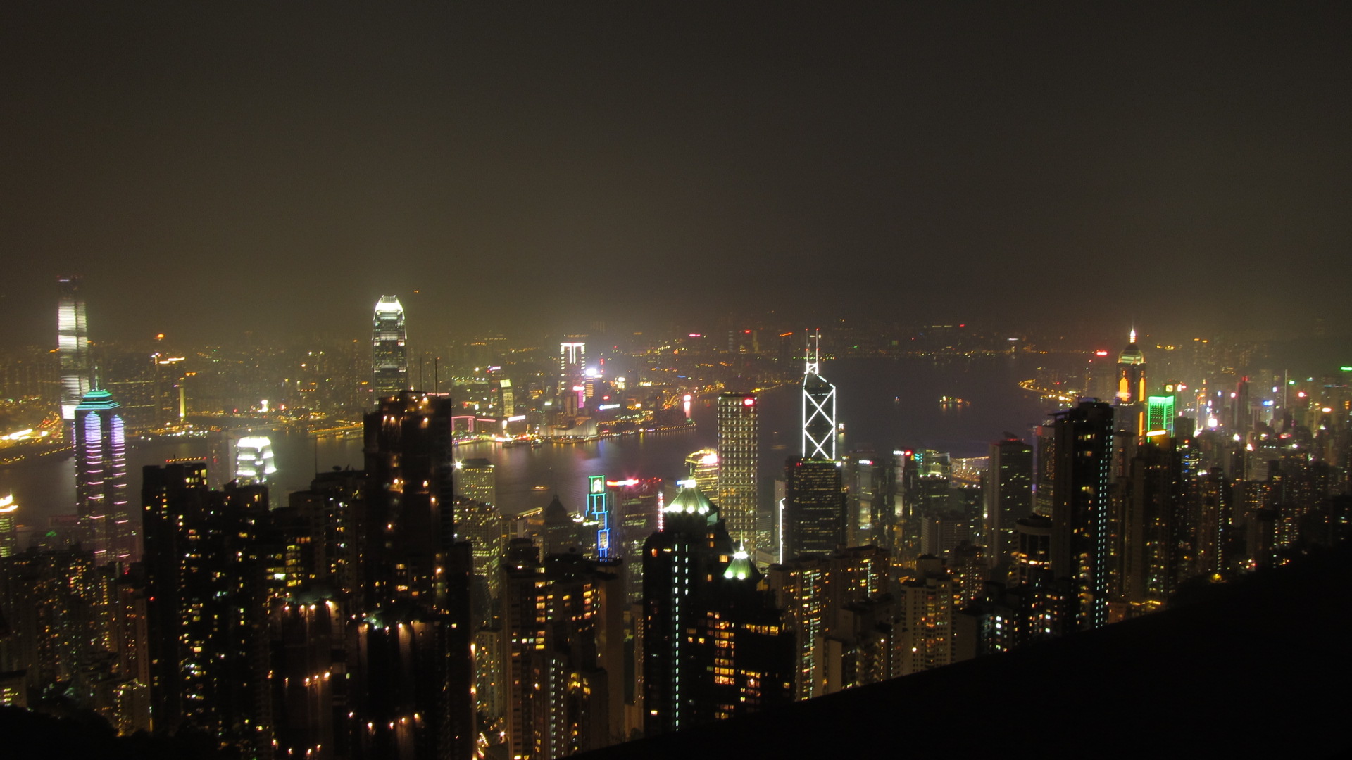 Hong Kong bei Nacht