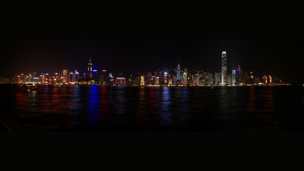 Hong Kong bei Nacht