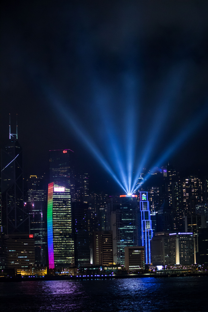 Hong Kong bei Nacht