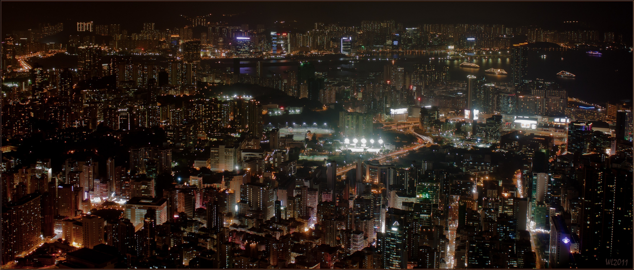 hong kong by night