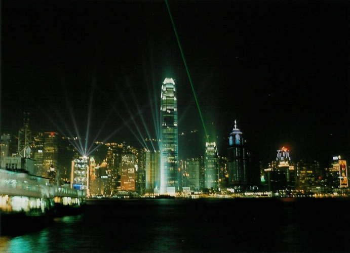 Hong Kong by night