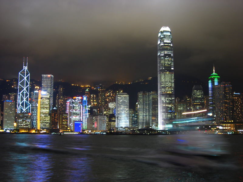 Hong Kong by night