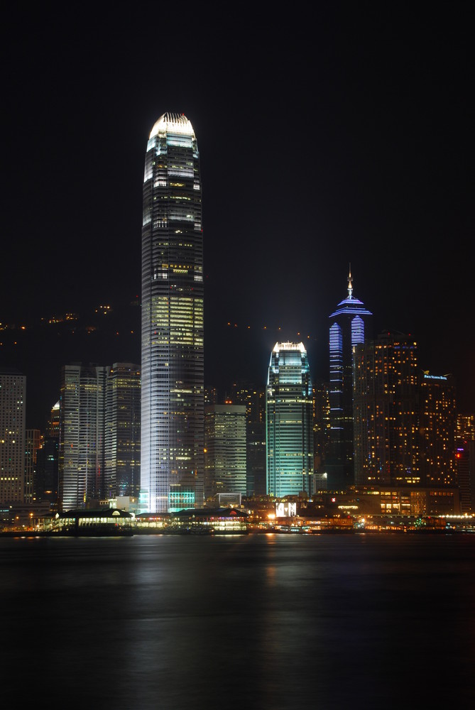 Hong Kong by night