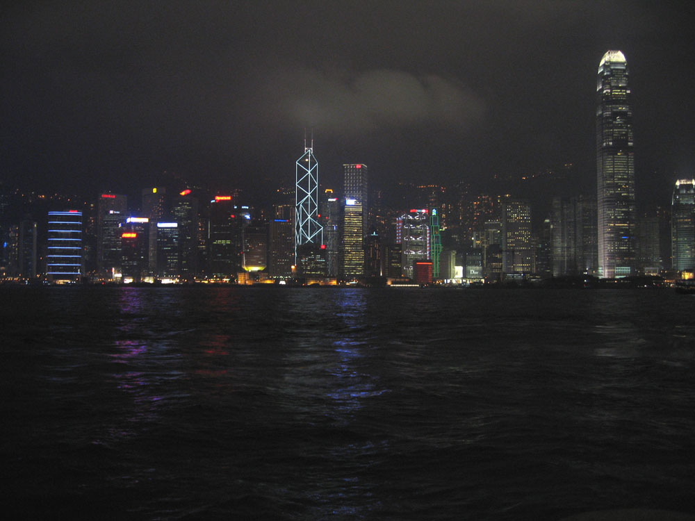 Hong Kong by night