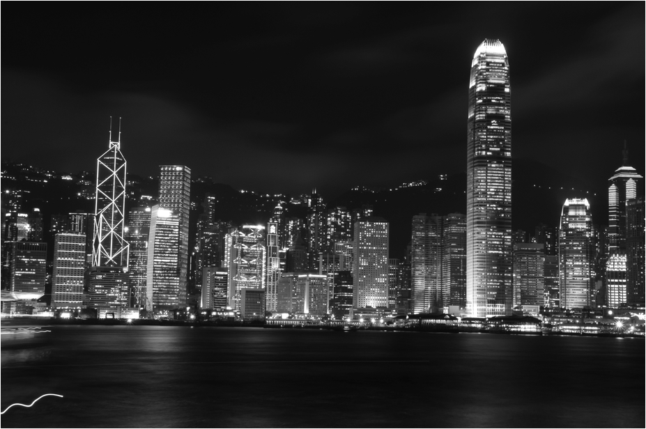 Hong Kong by night