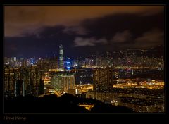 Hong Kong by night