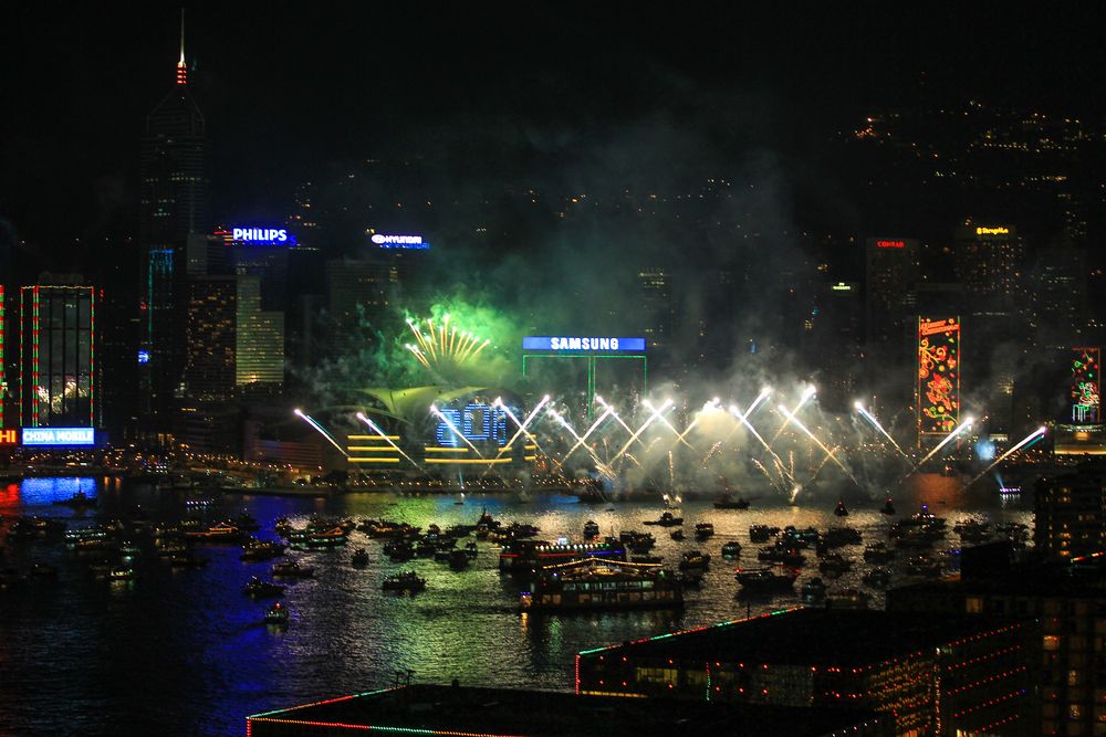 Hong Kong, Feuerwerk