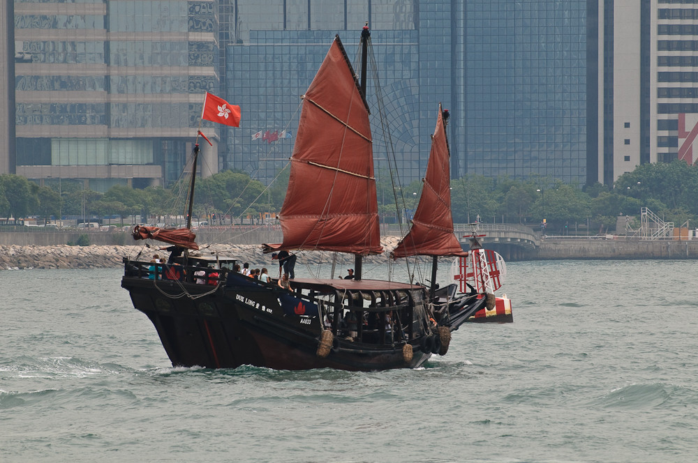 Hong Kong - Harbour - back to old days