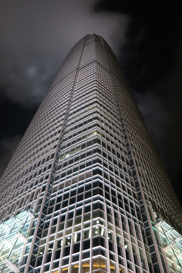 Hong Kong IFC II Tower at Night