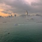 Hong Kong in Nebel