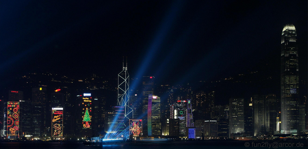 Hong Kong Island Light Show