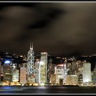 Hong Kong Island nachts