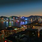 Hong Kong kurz nach Sonnenuntergang