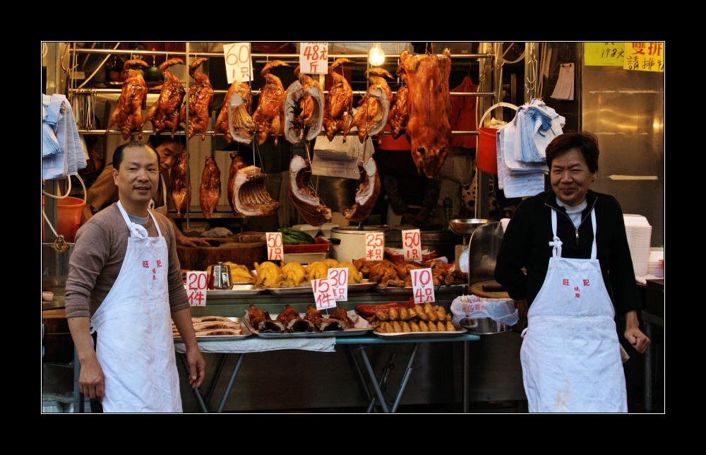 hong kong market - meat