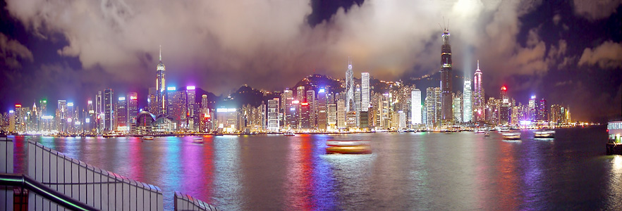 Hong Kong Nightshot Pano