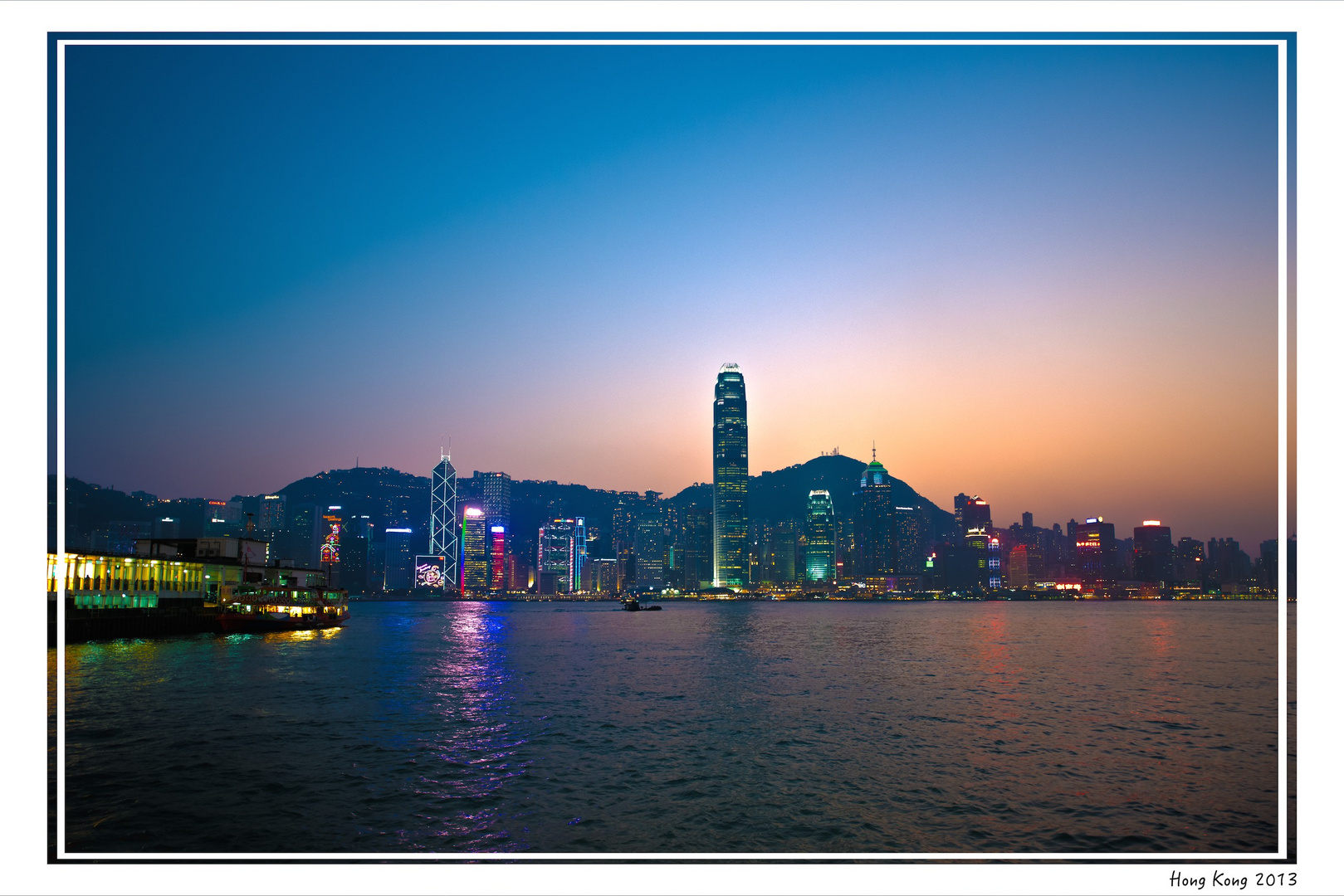 Hong Kong Skyline 2013