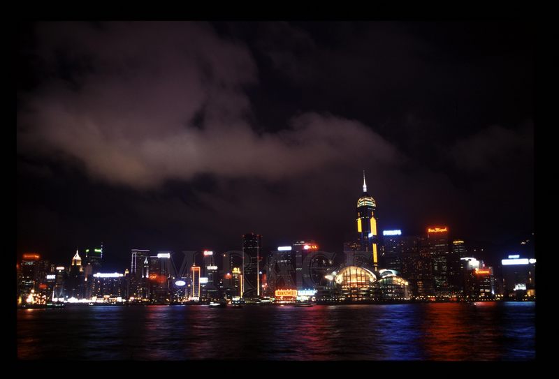 Hong Kong Skyline bei Nacht