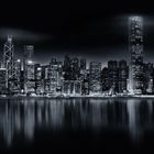 Hong-Kong Skyline BW