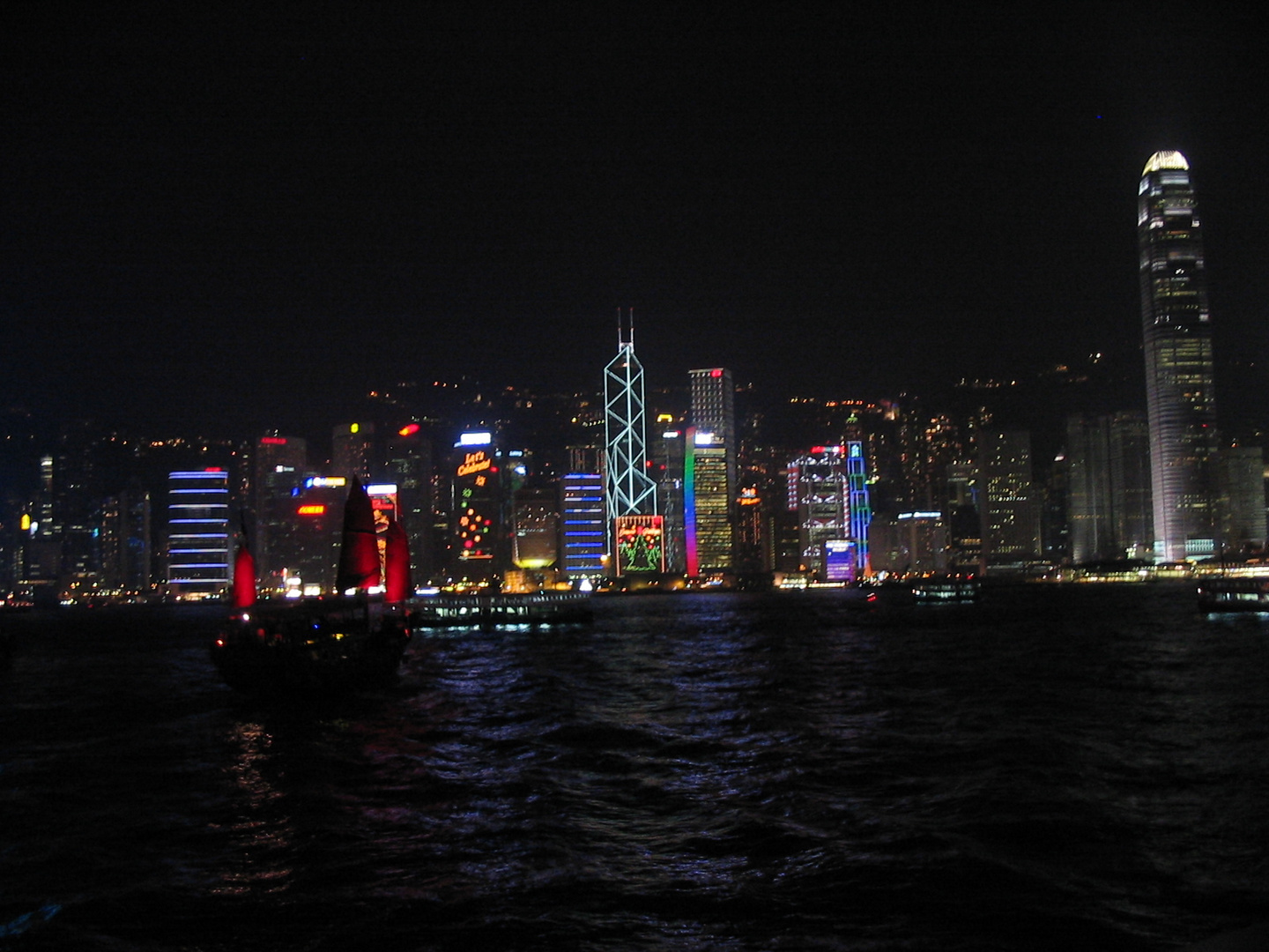 Hong Kong Skyline Dezember 2006