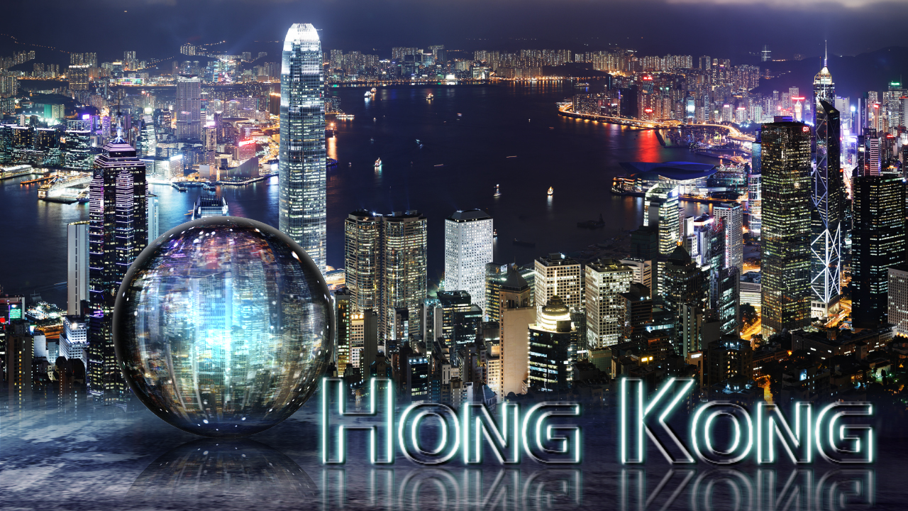 Hong Kong Skyline Reflection