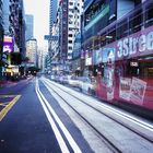 Hong Kong Taxi at Rush hour