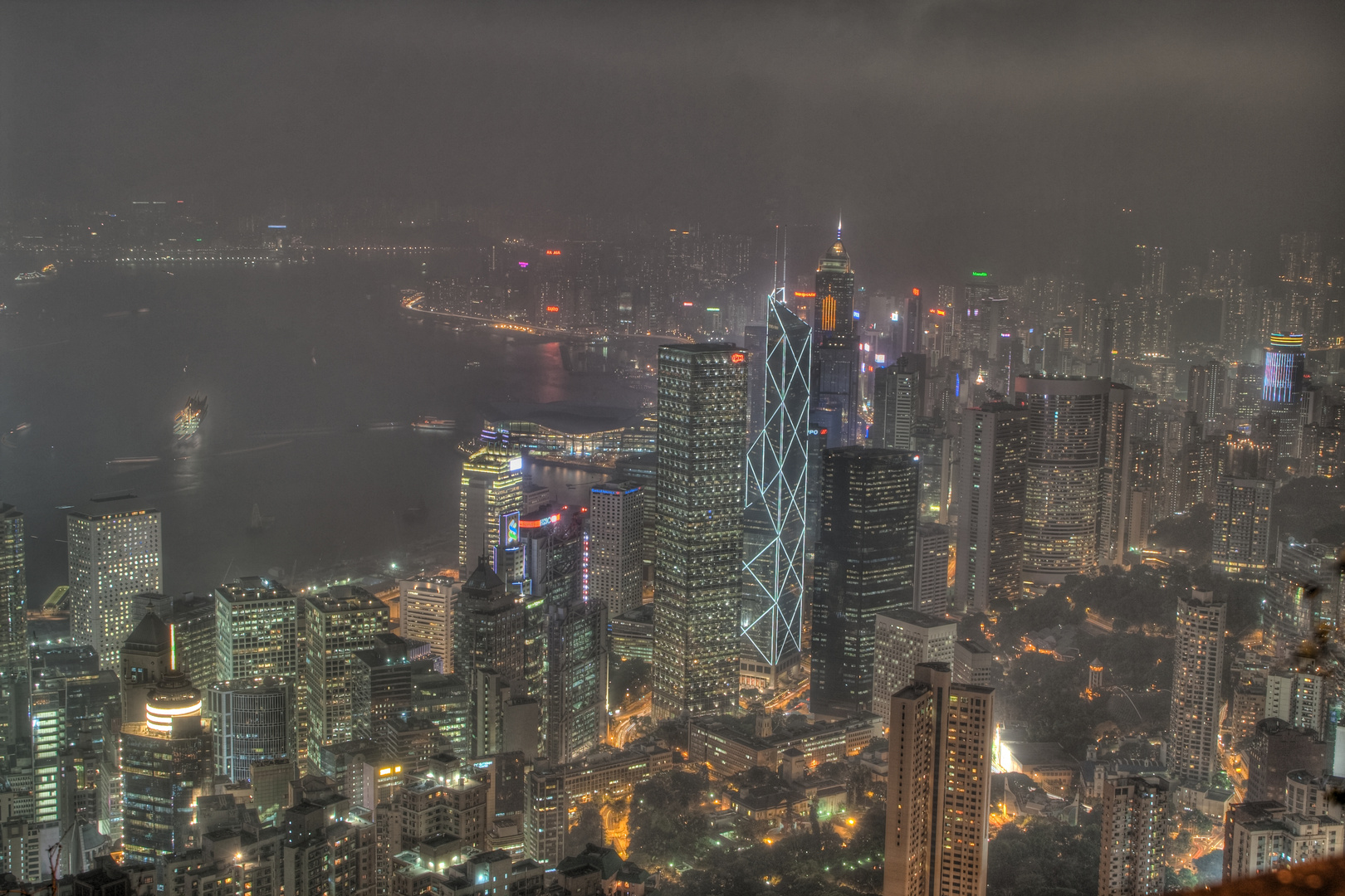 Hong Kong vom Peak @ night 3