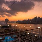 Hong Kong vor Sonnenaufgang