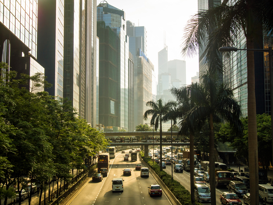 Hong Kongs Straßen