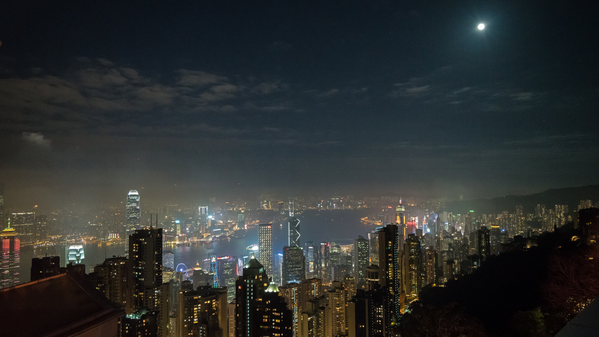 Hongkong bei Nacht