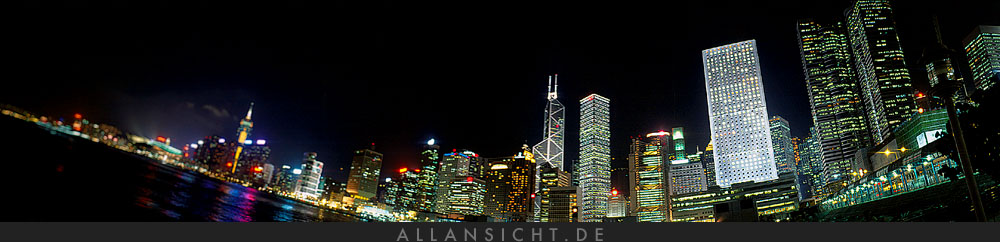 Hongkong bei Nacht