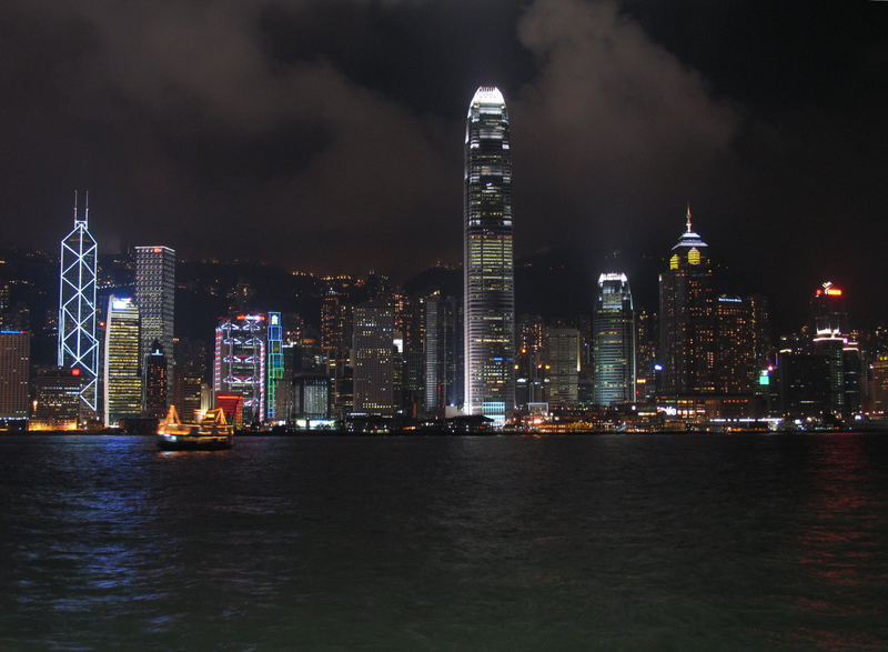 Hongkong bei Nacht