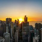 Hongkong bei Sonnenuntergang