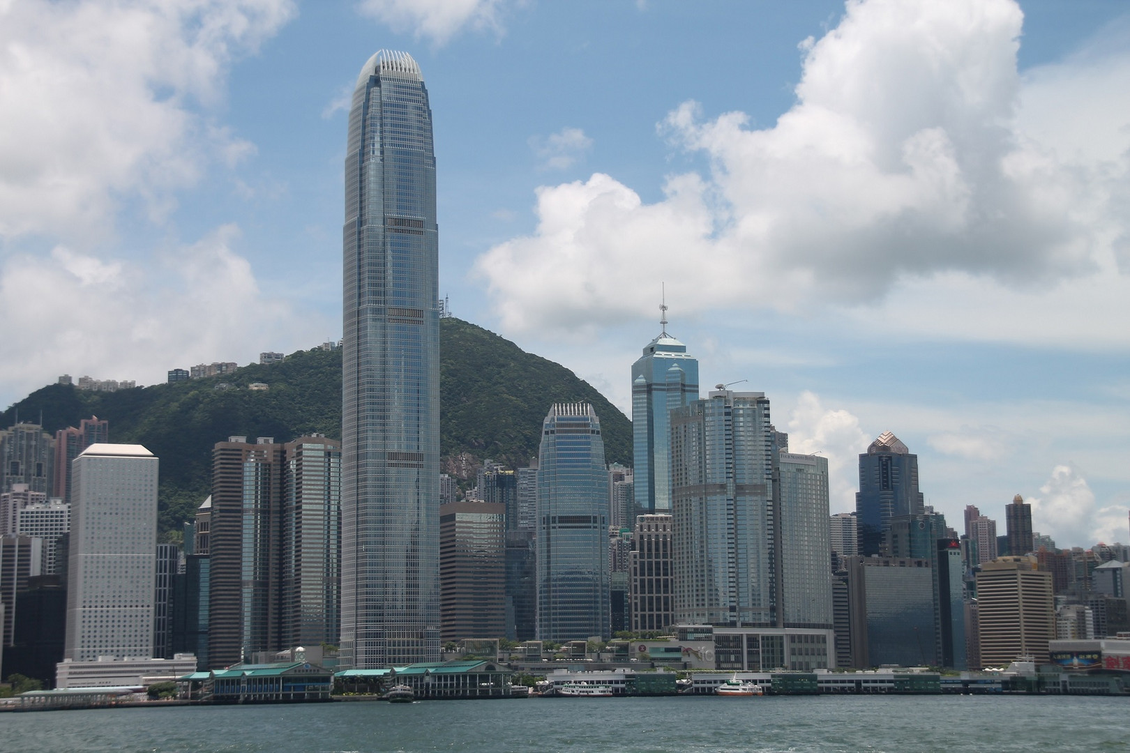 Hongkong -Die Skyline der Megacity Hong Kong ( Sonderverwaltungszone der VR China )-