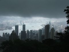 Hongkong im Wolkenloch