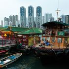 Hongkong-Island - im Hafen von Aberdeen