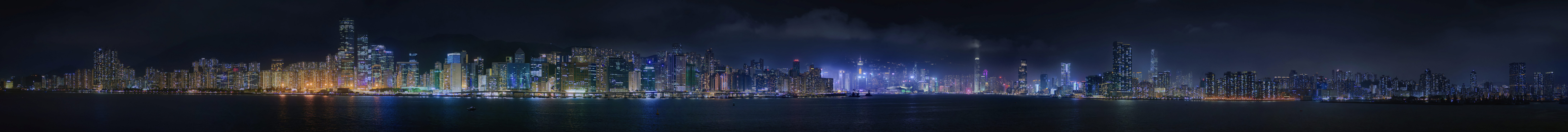 Hongkong Island und Kowloon