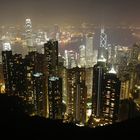 Hongkong Nachtaufnahme The Peak Nightshot Asien