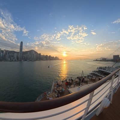 Hongkong Ocean terminal Skyline, Aida Stella 2025