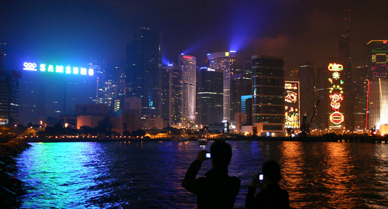 Hongkong sehen und... die Skyline fotografieren...