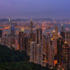 Hongkong Skyline bei Nacht