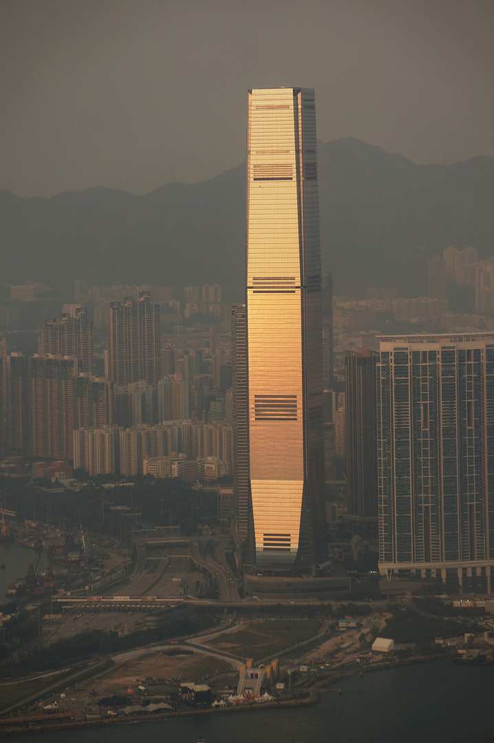 Hongkong Skyline, ICC (International Commerce Center)