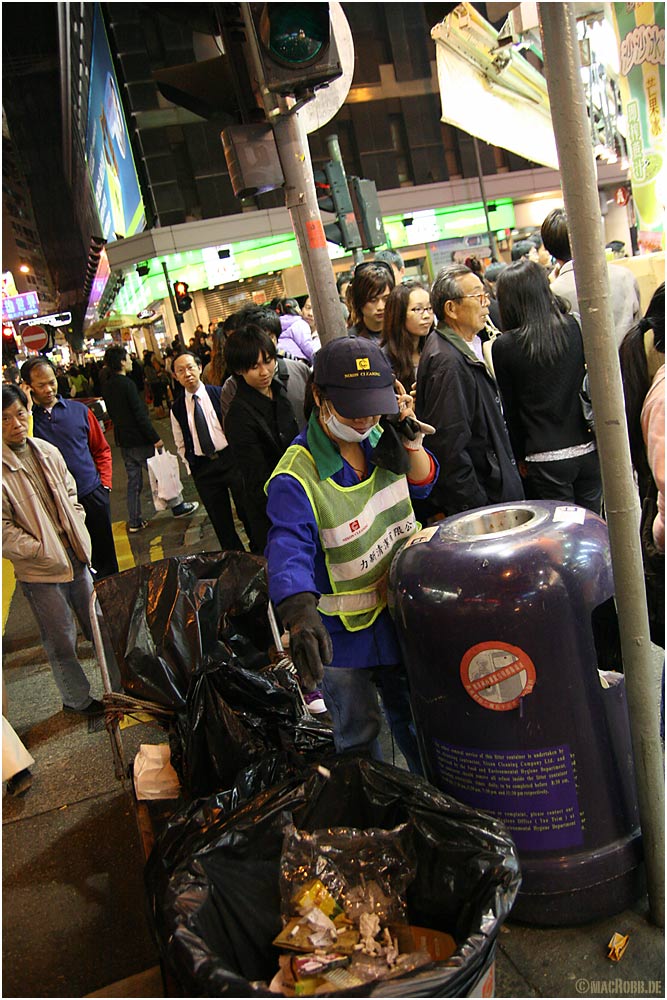 Hongkong - Straßenreinigung ...