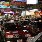 Hongkong-Taxi – Taxistau in der Cameron Road