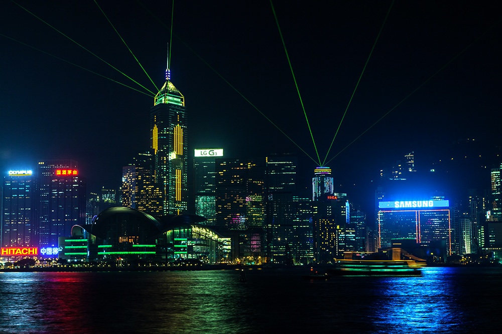 Hongkong - Victoria Harbor - Light & Sound Show